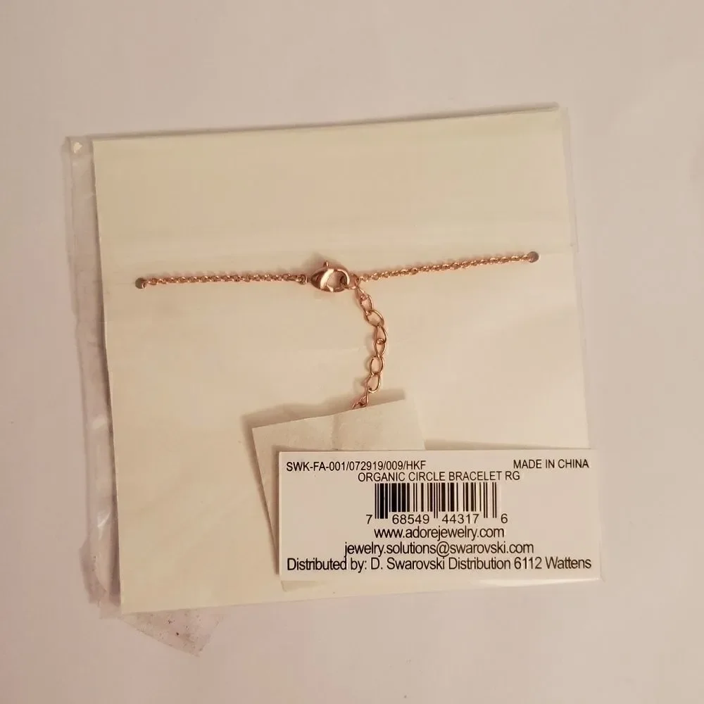 Adore organic circle bracelet rose gold
